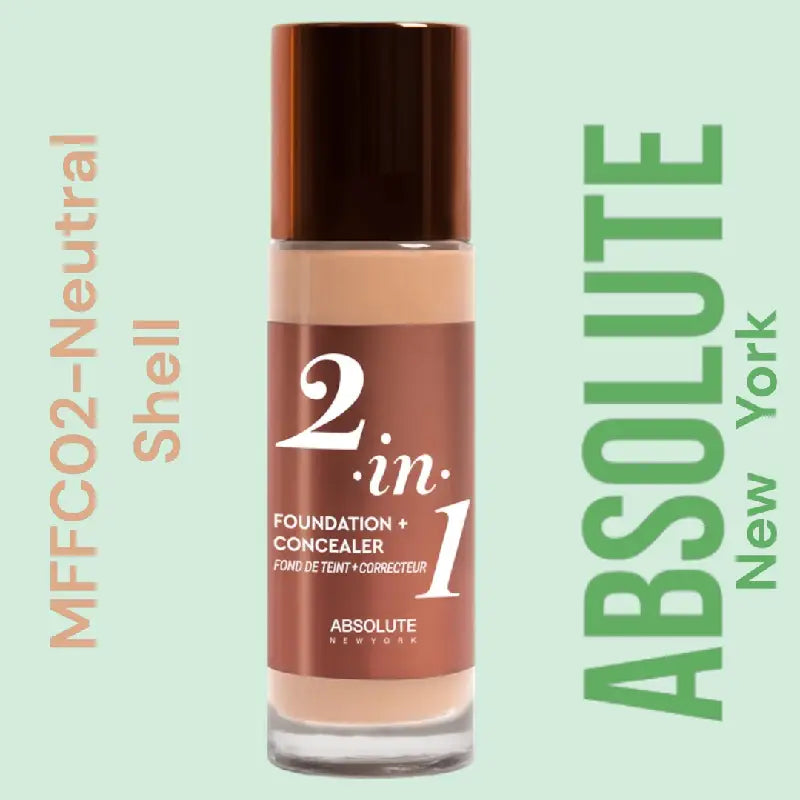 2-in-1 Foundation + Concealer: Your All-in-One Beauty Essential-12 Color