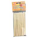Palitos de madera para encerar de 4,5 pulgadas (25 unidades)