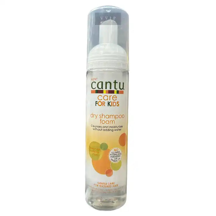 Cantu Care for Kids Dry Shampoo Foam 5.8 oz -Gentle Cleansing without Water