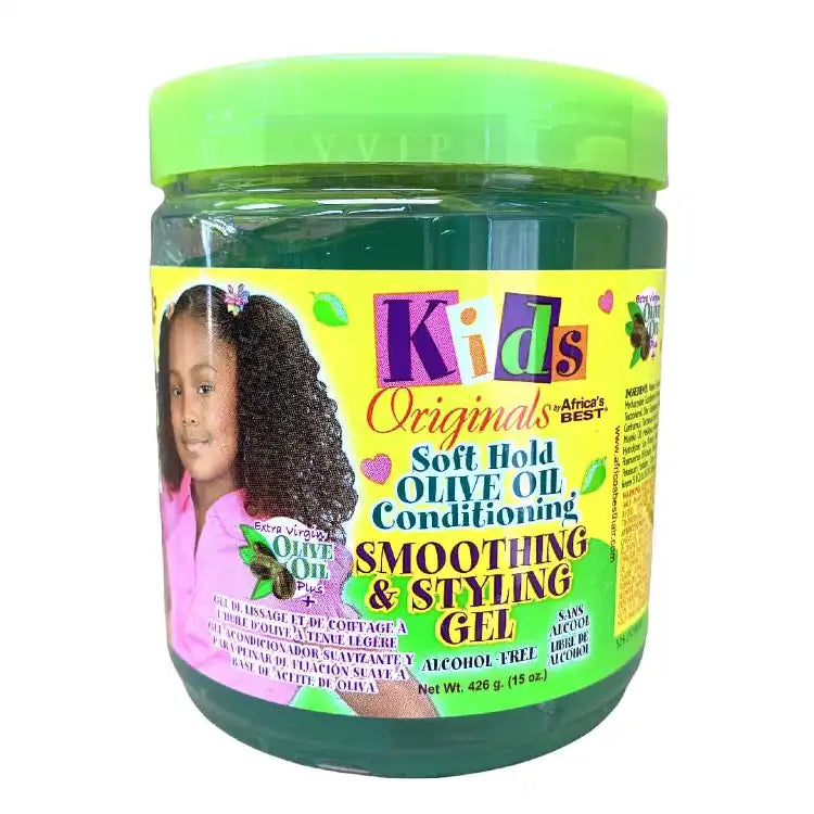Africa's Best Kids Organics Soft Hold Olive Oil Conditioning Smoothing & Styling Gel 15 oz