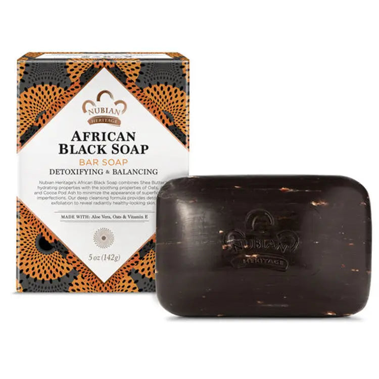 African Black Soap Bar Soap, 5 oz