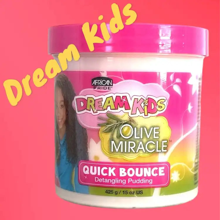 African Pride Dream Kids Olive Miracle Quick Bounce Detangling Pudding 15 oz