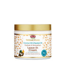 Crema hidratante sin aclarado African Pride Moisture Miracle con aceite de coco y aceite de baobab (425 ml)