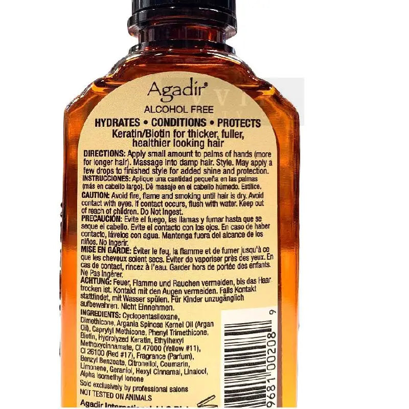 Agadir Argan Oil Hair Treatment 4 oz - Nourish, Moisturize, Strengthen