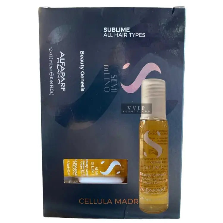 Alfaparf Milano Semi Di Lino Cellula Madre Beauty Genesis 0.44 oz- 12 Vials