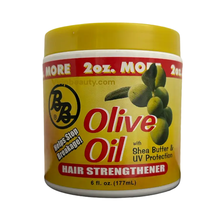 BB Hair Olive Oil Hair Strengthener with Shea Butter & UV Protection 6 oz