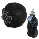 Gorra de encaje de malla con flores de Beauty Town, negra