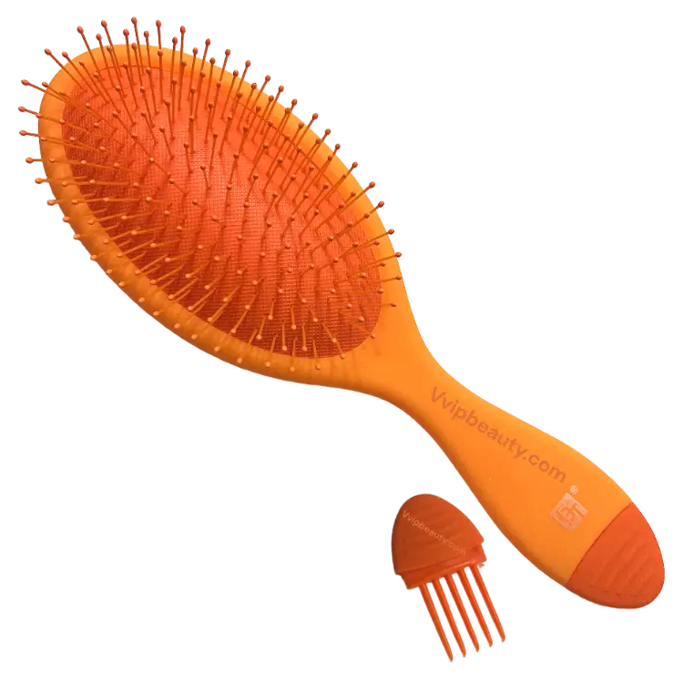 Beauty Town Serenity Detangler Brush With Hair Brush Cleaner
