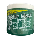 Acondicionador para cabello y cuero cabelludo Blue Magic Bergamot de 12 oz.