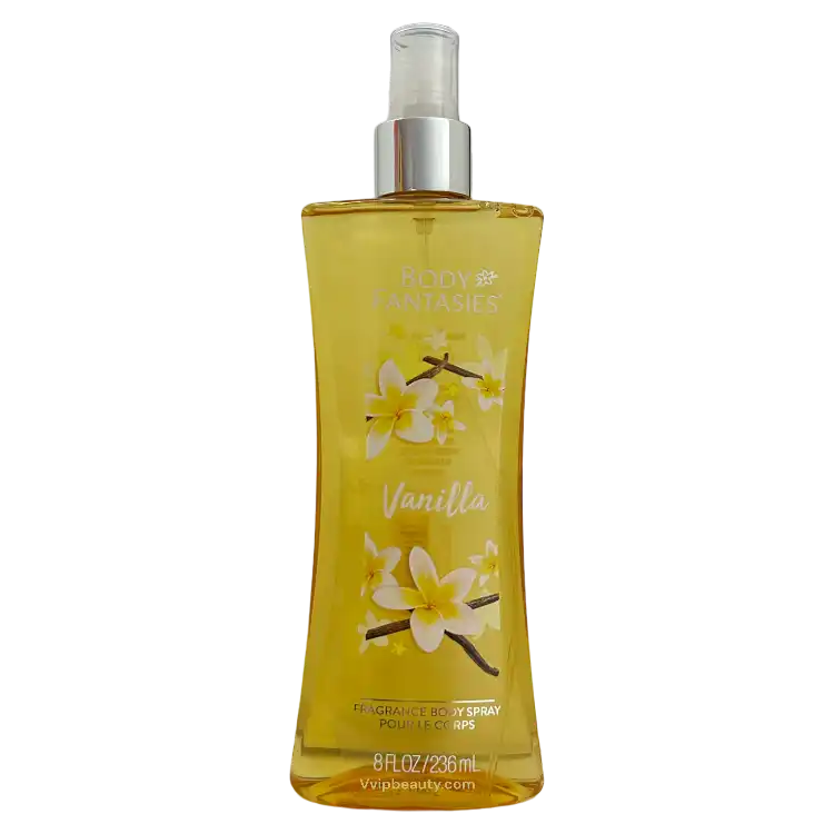 Body Fantasies Signature Body Spray Vanilla 8 oz - Sweet and Inviting Fragrance for Women