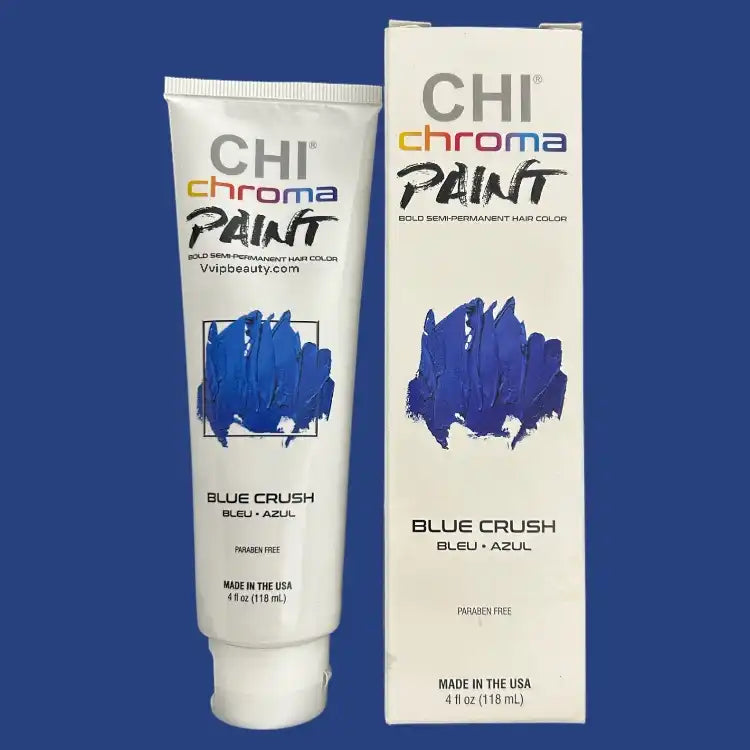 CHI Chroma Paint 4 oz - Blue Crush: Vibrant, Long-Lasting Semi-Permanent Hair Color