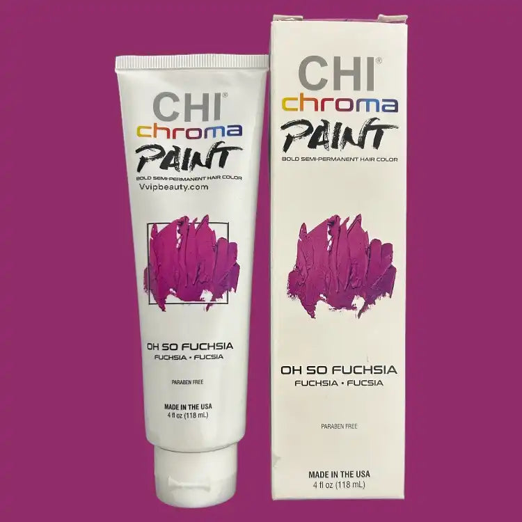 CHI Chroma Paint 4 oz - Oh So Fuchsia: Vibrant, Long-Lasting Semi-Permanent Hair Color