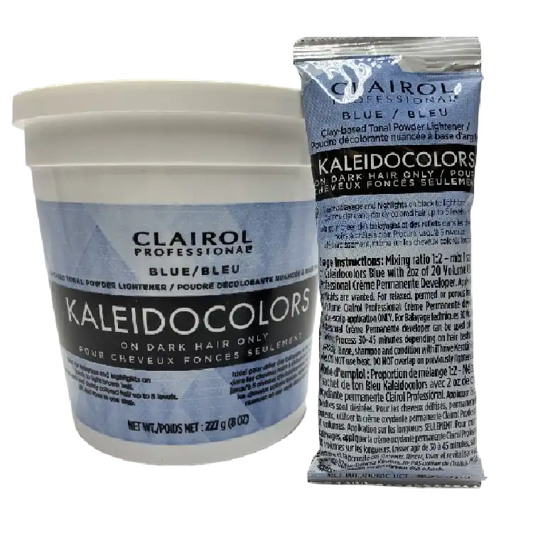 CLAIROL PROFESSIONAL Kaleidocolors Blue Powder Lightener 1oz/ 8oz