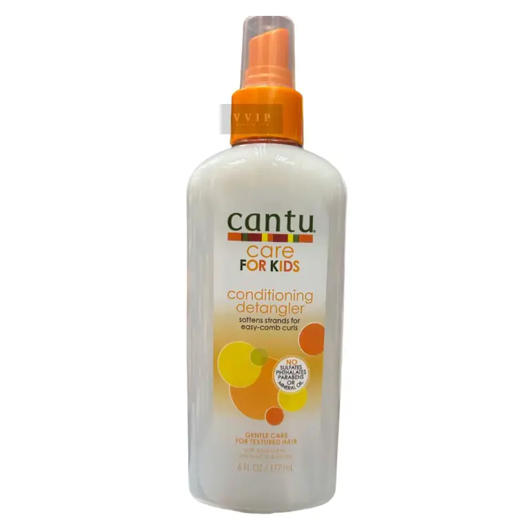 Cantu Care For Kids Conditioning Detangler 6 oz -Gentle Untangling for Textured Hair