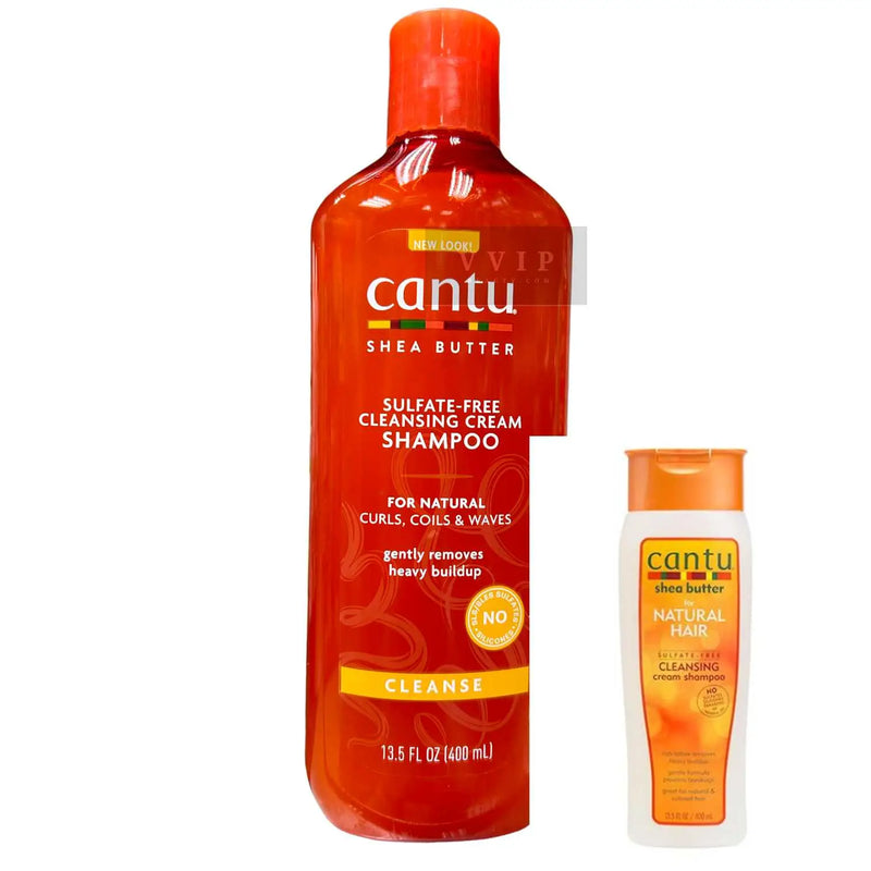 Cantu Shea Butter For Natural Hair Sulfate-Free Cleansing Cream Shampoo 13.5 oz ^