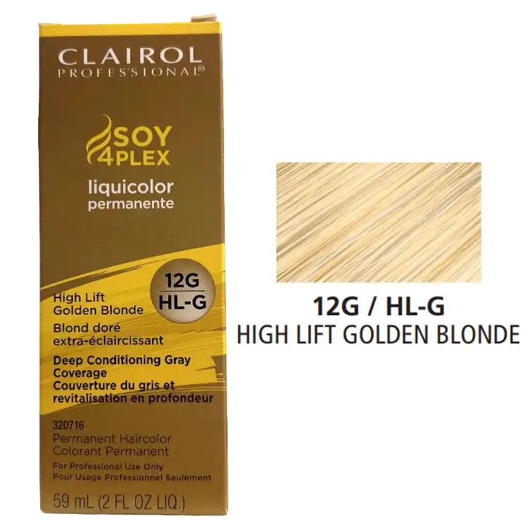 Clairol Permanent Liquid Color (SOY4PLEX) 2 fl oz-65 Color