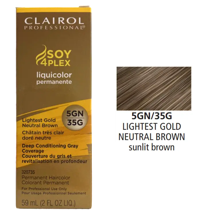 Clairol Permanent Liquid Color (SOY4PLEX) 2 fl oz-65 Color