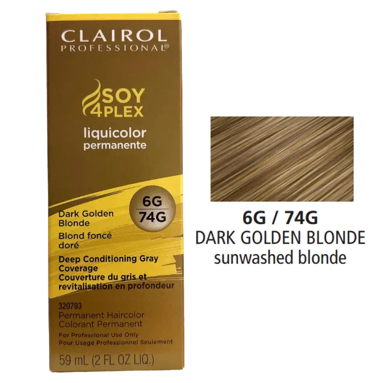 Clairol Permanent Liquid Color (SOY4PLEX) 2 fl oz-65 Color