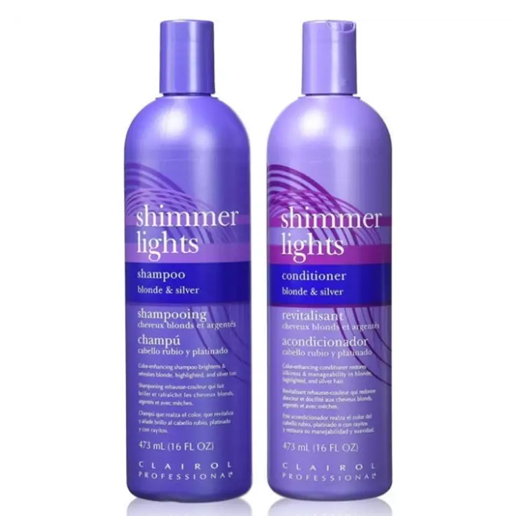 Clairol Shimmer Lights Shampoo & Conditioner 16 oz Duo