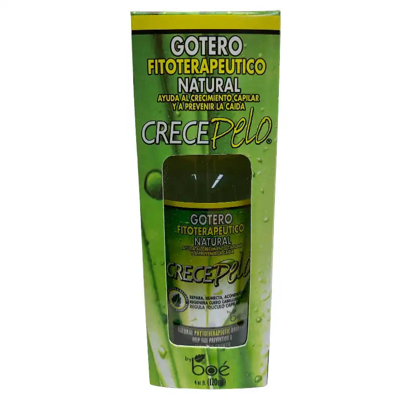 Crece Pelo Natural Phitoterapeutic Dropper 4.25 oz - Hair Growth and Strengthening Formula