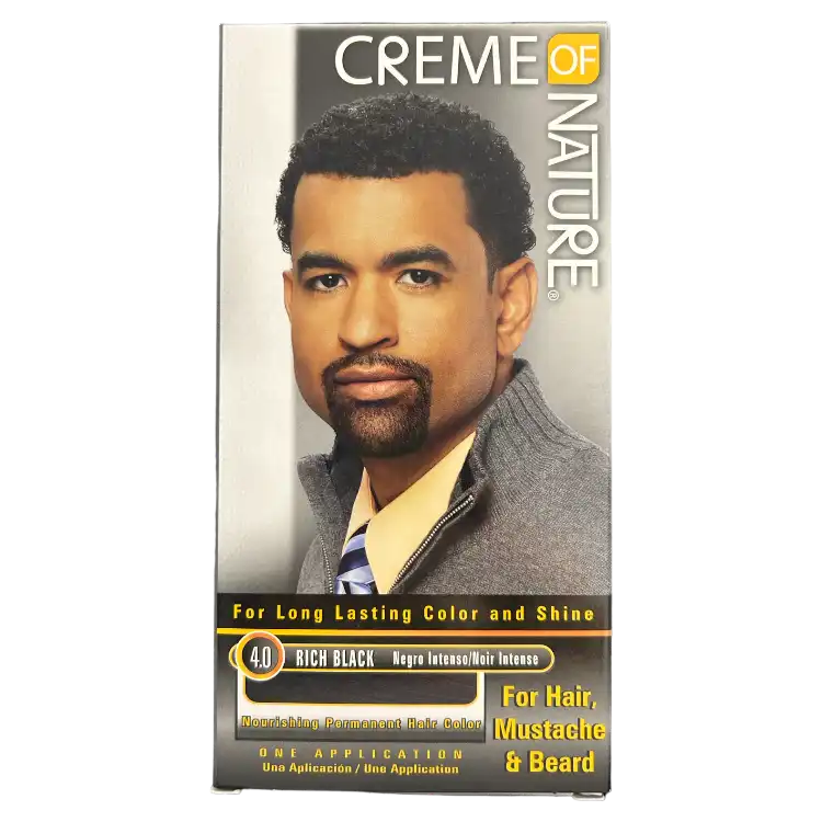 Creme of Nature Nourishing Permanent Gel Hair Color - 4.0 Rich Black