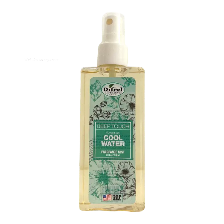 Difeel Deep Touch Body Mist: Cool Water Scent | Made in USA-3 oz