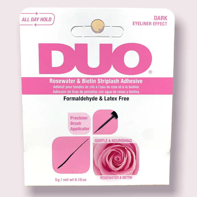 DUO Rosewater & Biotin Striplash Adhesive - Dark 0.18 oz.  (S20.M21)