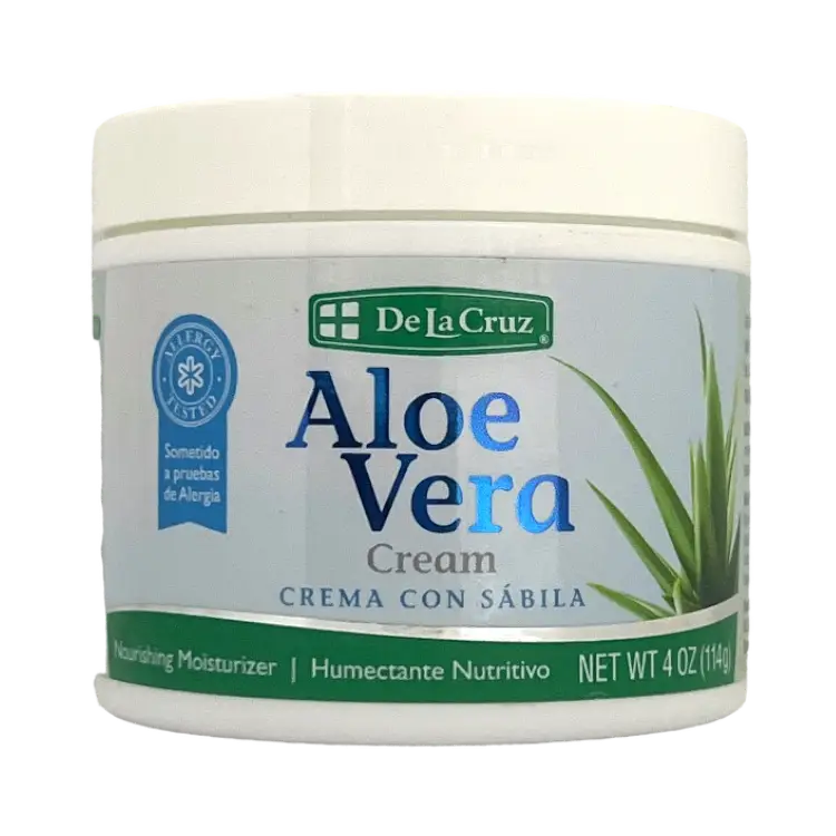 De La Cruz, Aloe Vera Cream, 4 oz
