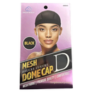 Gorra de cúpula de malla de lujo Deluxe DR161-Negro
