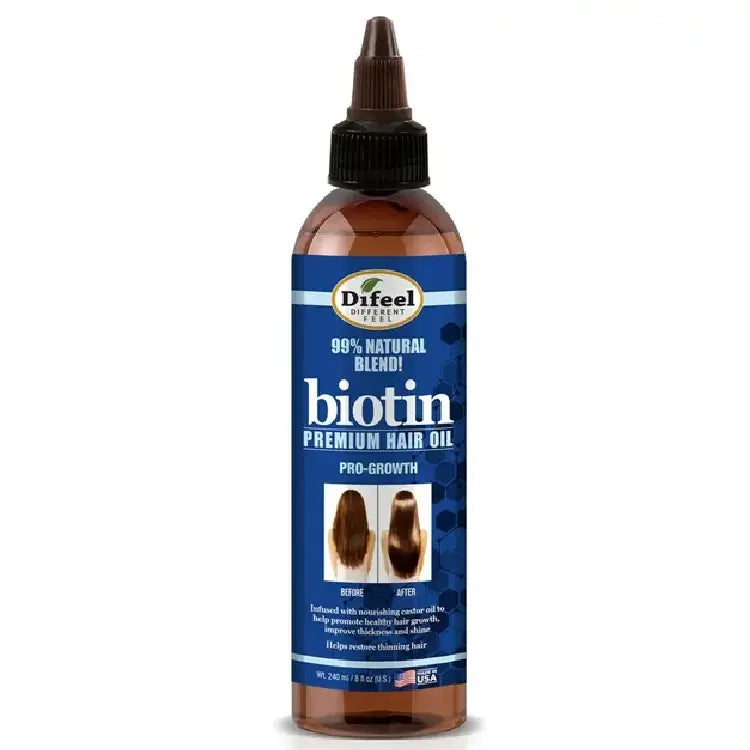 Difeel Biotin Hair Oil Por-Growth 8 oz