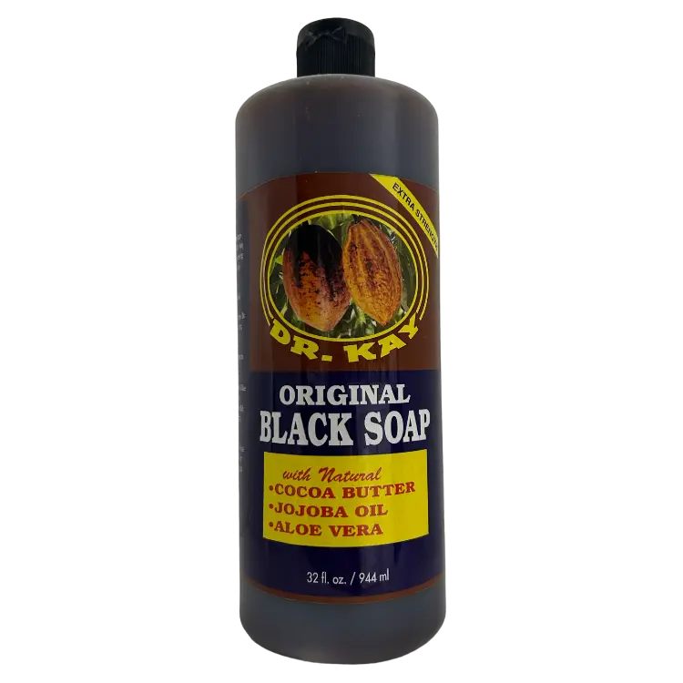Dr. Kay Original Black Soap Cocoa Butter 32oz