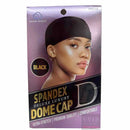 Gorra de cúpula de lujo de lujo Dream World Spandex negra (M14)