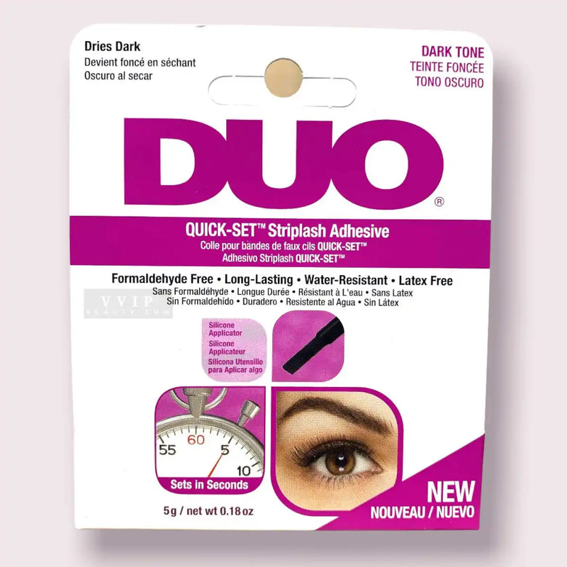 Duo Quick-Set™ Striplash Adhesive in Dark Tone - 0.18oz. (S20.M21)