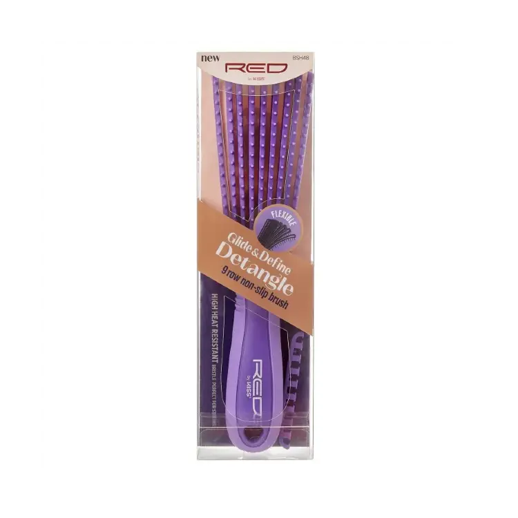 EZ GLIDE DETANGLING BRUSH PURPLE - HH63