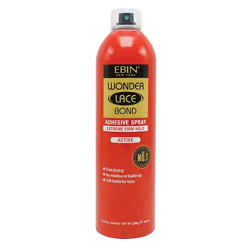 Ebin Wonder Lace Bonding Wig Adhesive Spray ,Extreme Firm Hold 10.85oz