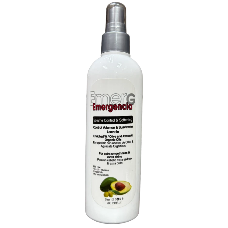Emergencia Volume Control & Softening Leave-In Enriched 8 oz | Repair & Smooth Hair