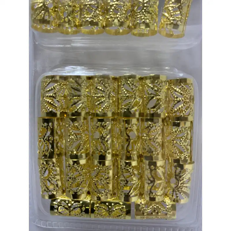 FILIGREE TUBE VALUE PACK 15MM 24PCS (GOLD)