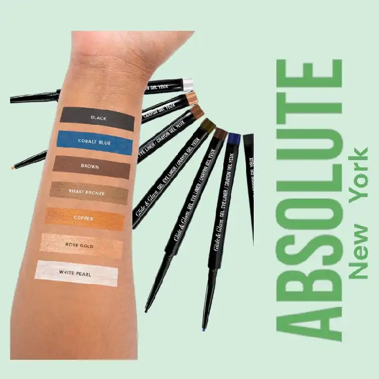 Glide &amp; Glam Gel Eyeliner in 7 Shades-Precision Meets Longevity