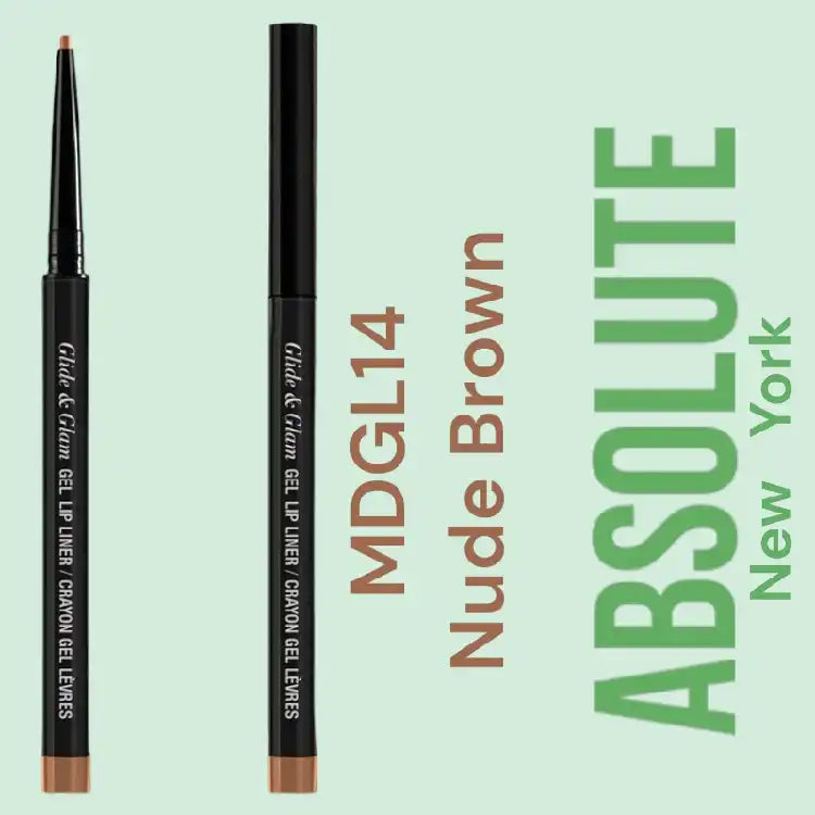 Glide &amp; Glam Gel Lip Liner in 7 Shades- Precision Defined