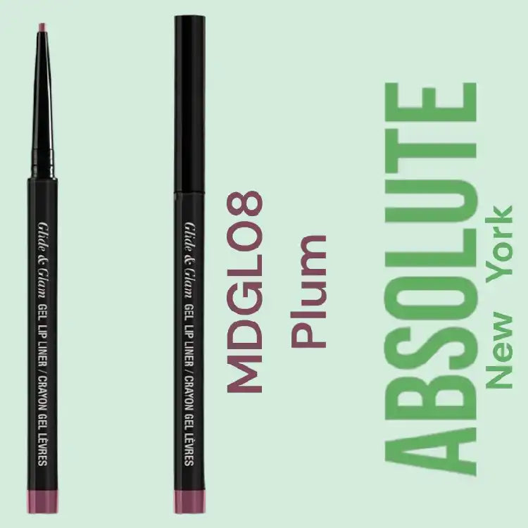 Glide &amp; Glam Gel Lip Liner in 7 Shades- Precision Defined