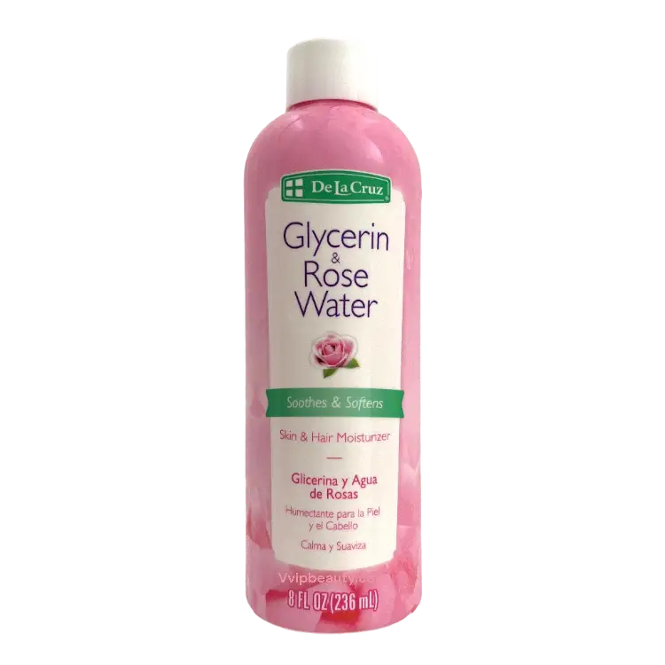 Glycerin &Rose Water Skin & Hair Moisturizer-Glicerina y Agua De Rosas 8oz