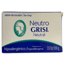 Grisi Neutral Soap 3.5 oz - Gentle, Hypoallergenic Bar Soap for Sensitive Skin