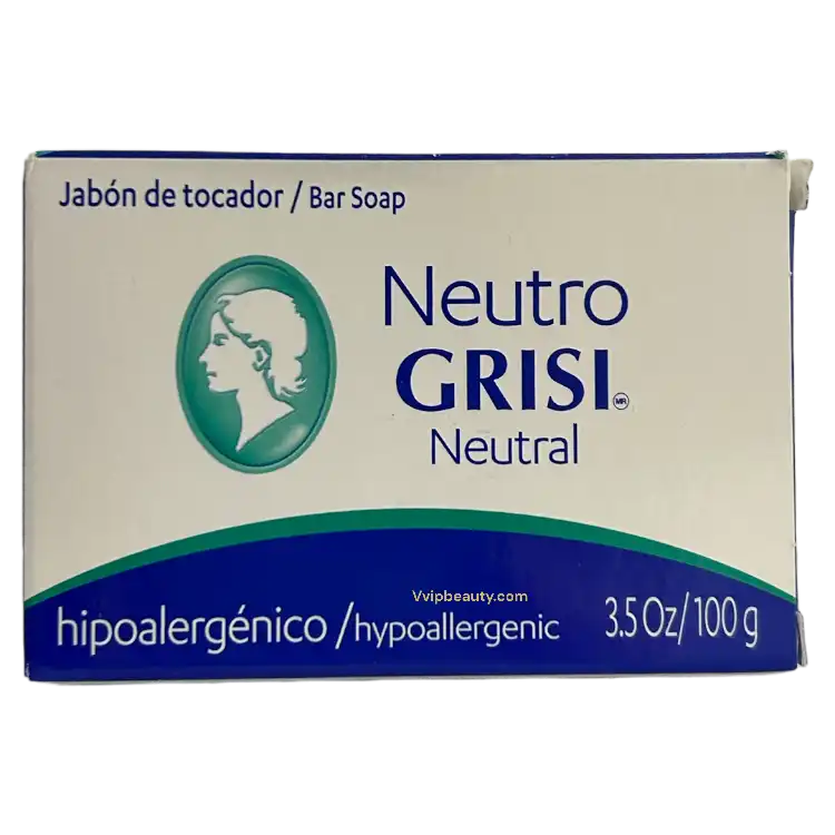 Grisi Neutral Soap 3.5 oz - Gentle, Hypoallergenic Bar Soap for Sensitive Skin