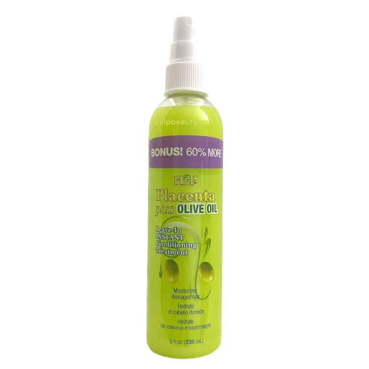 Hask Placenta Leave-in Instant Conditioning Treatment Plus Olive Oil- 8oz