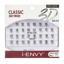 Pestañas postizas IENVY BY KISS 3D Trio Lash Classic-KPEC02DD (MEDIANAS)