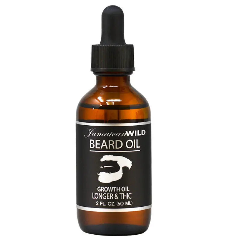 Jamaican Wild Beard Oil Growth Oil Longer & Thic (Black) 2 oz