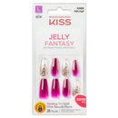 Uñas KISS Jelly Fantasy Be Jelly 28 Uñas -KGFJ100FP