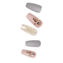 KISS Masterpiece Hot Like Fire Mani de lujo único KMN04 (30 unidades, uñas incluidas) Uñas de los pies de moda GF - COMBINACIÓN PERFECTA GDCT01