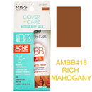 KISS NEW YORK PROFESSIONAL Cover + Care Matte BB Balm-6 COLORS