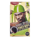 Durag KISS Power Wave de satén sedoso - Verde